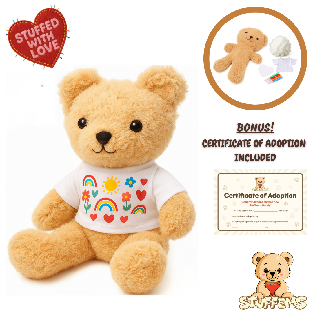 Classic Teddy Stuffems with T-Shirt