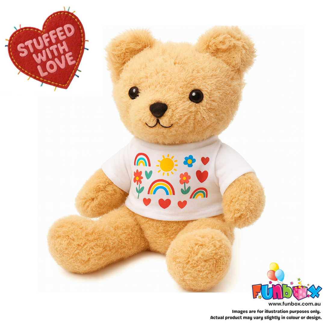 Classic Teddy Stuffem with T-Shirt