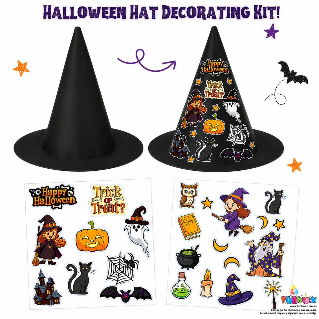 Decorate Your Own Halloween Hat