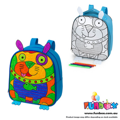 Colour-Me-In Dog Backpack with Texters