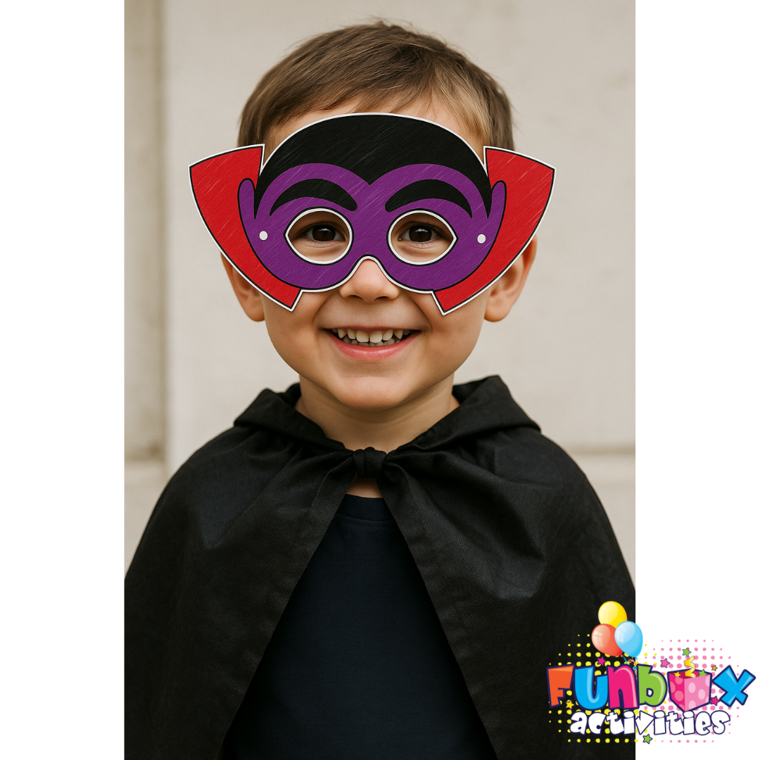 Hallowen Dracula Costume (Cape & Mask)