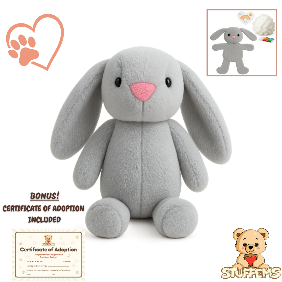 Flopsy Bunny Stuffem Kit (Grey)