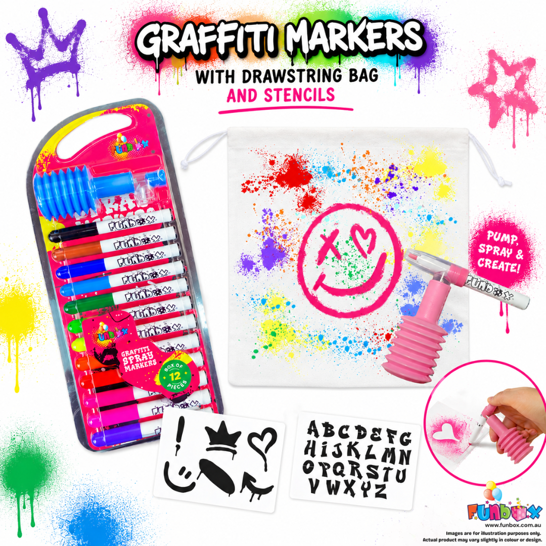 Graffiti Drawstring Bag Kit