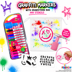 Graffiti Drawstring Bag Kit