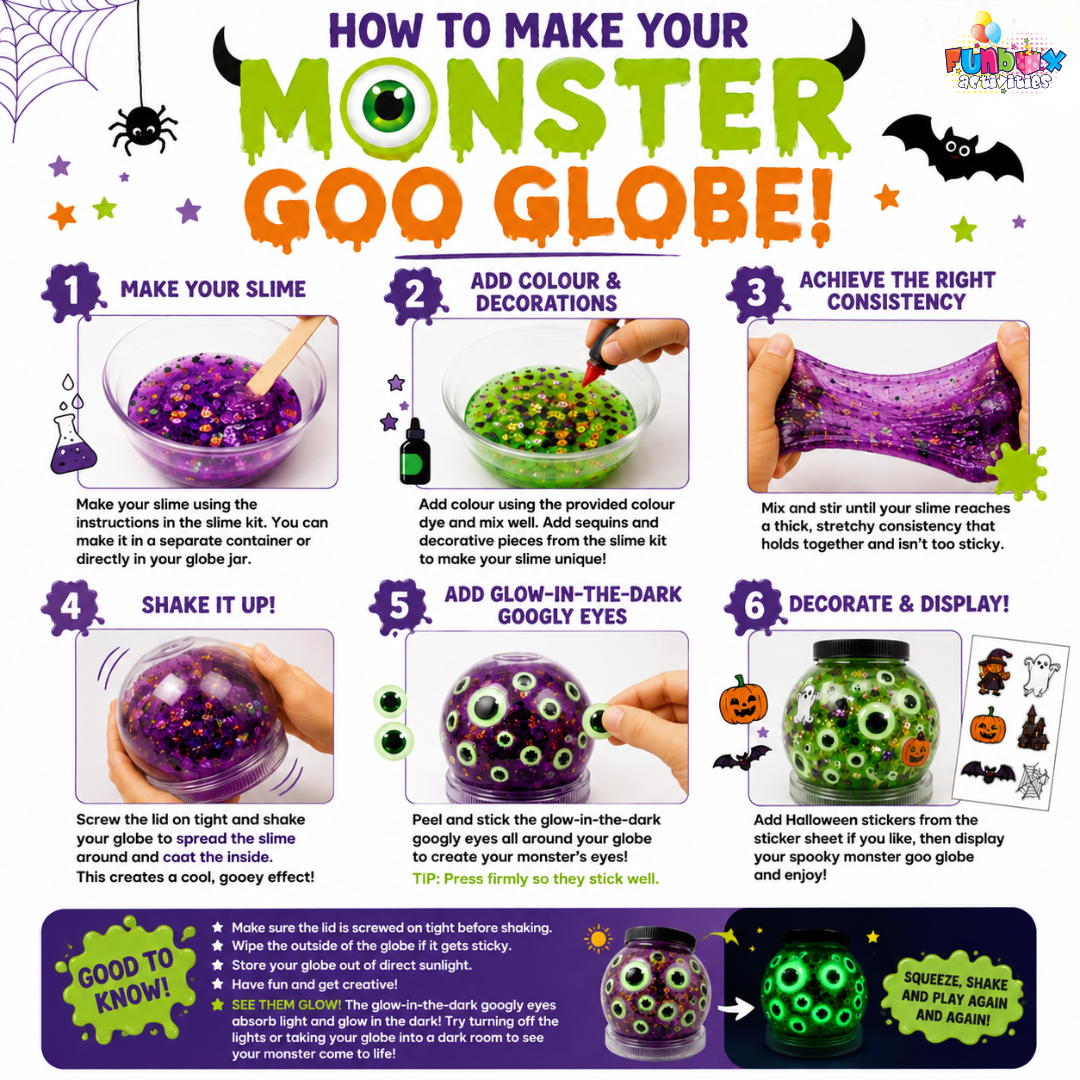Halloween Monster Goo Globe Kit