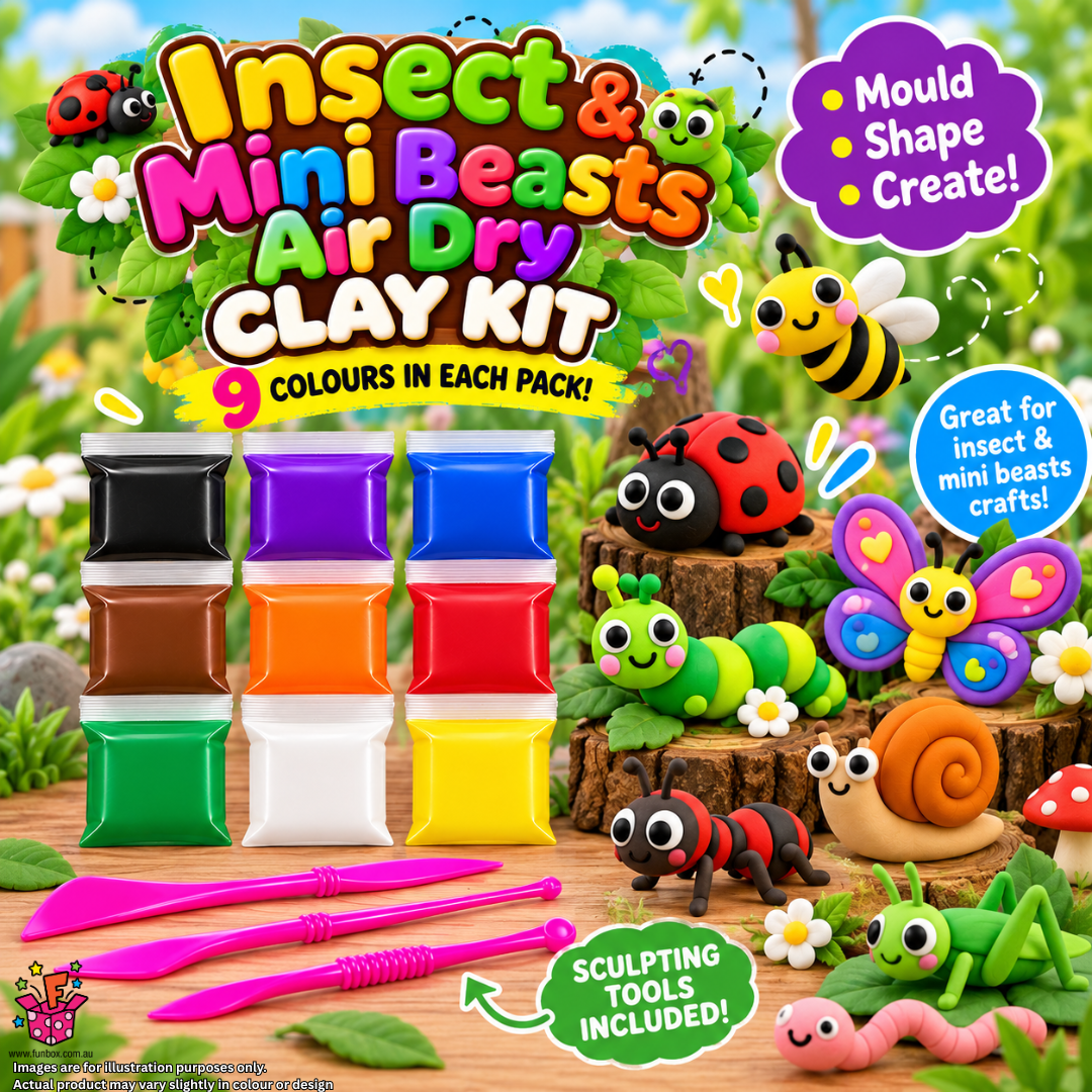 Insect & Mini Beasts Air Dry Clay