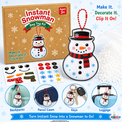 Pre-Order! Instant Snowman Bag Tag Kit