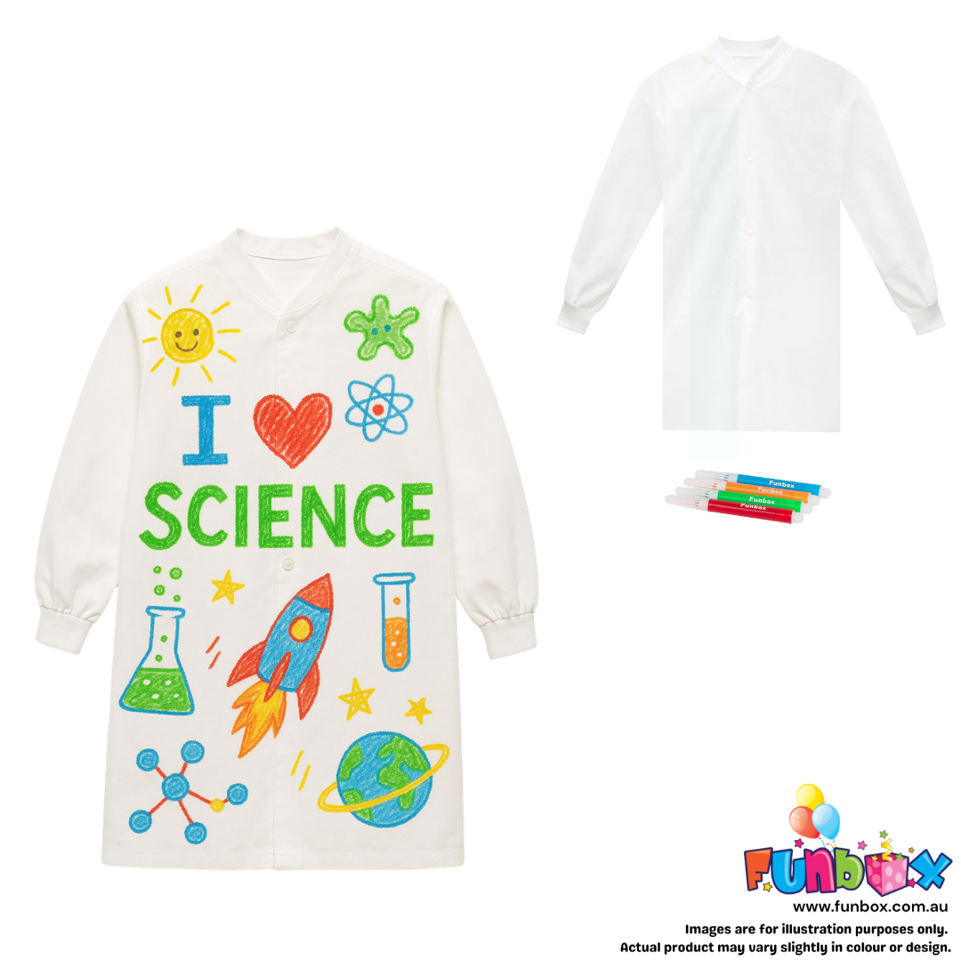 DIY Kids Lab Coat (One size fits most - Ages 4-10)