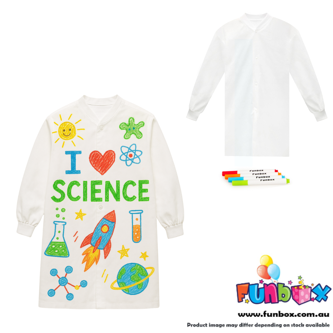 DIY Kids Lab Coat (One size fits most - Ages 4-10)