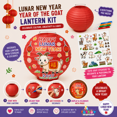 Lunar New Year Lantern Kit (Year of the Goat)