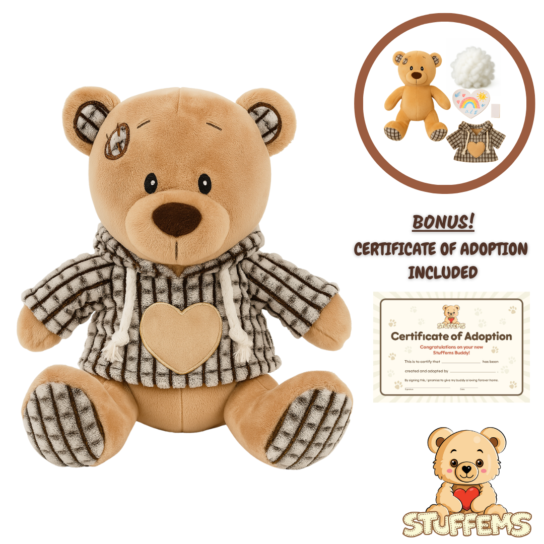 Patches Teddy Bear Stuffem