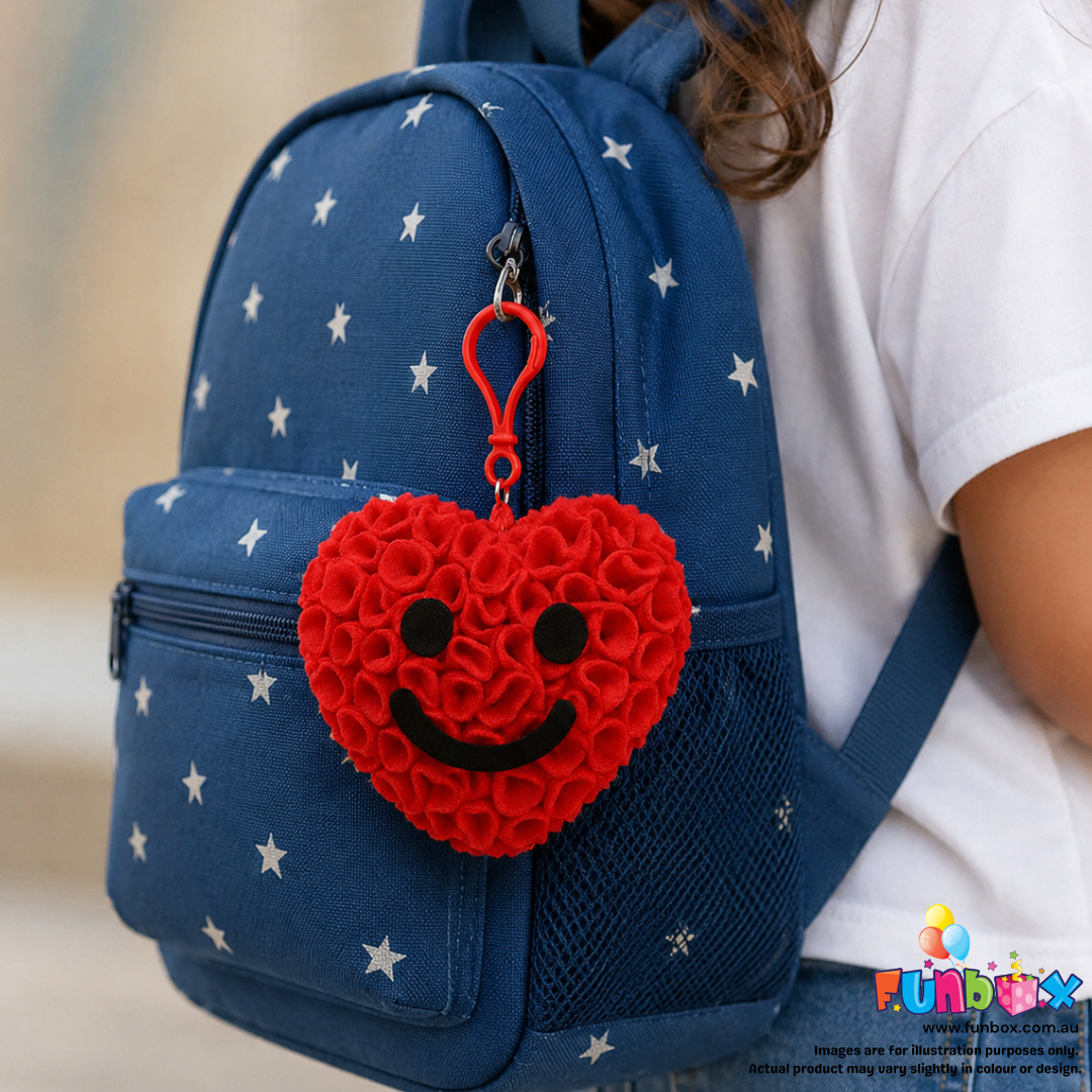 DIY Heart Mini Plush Keyring