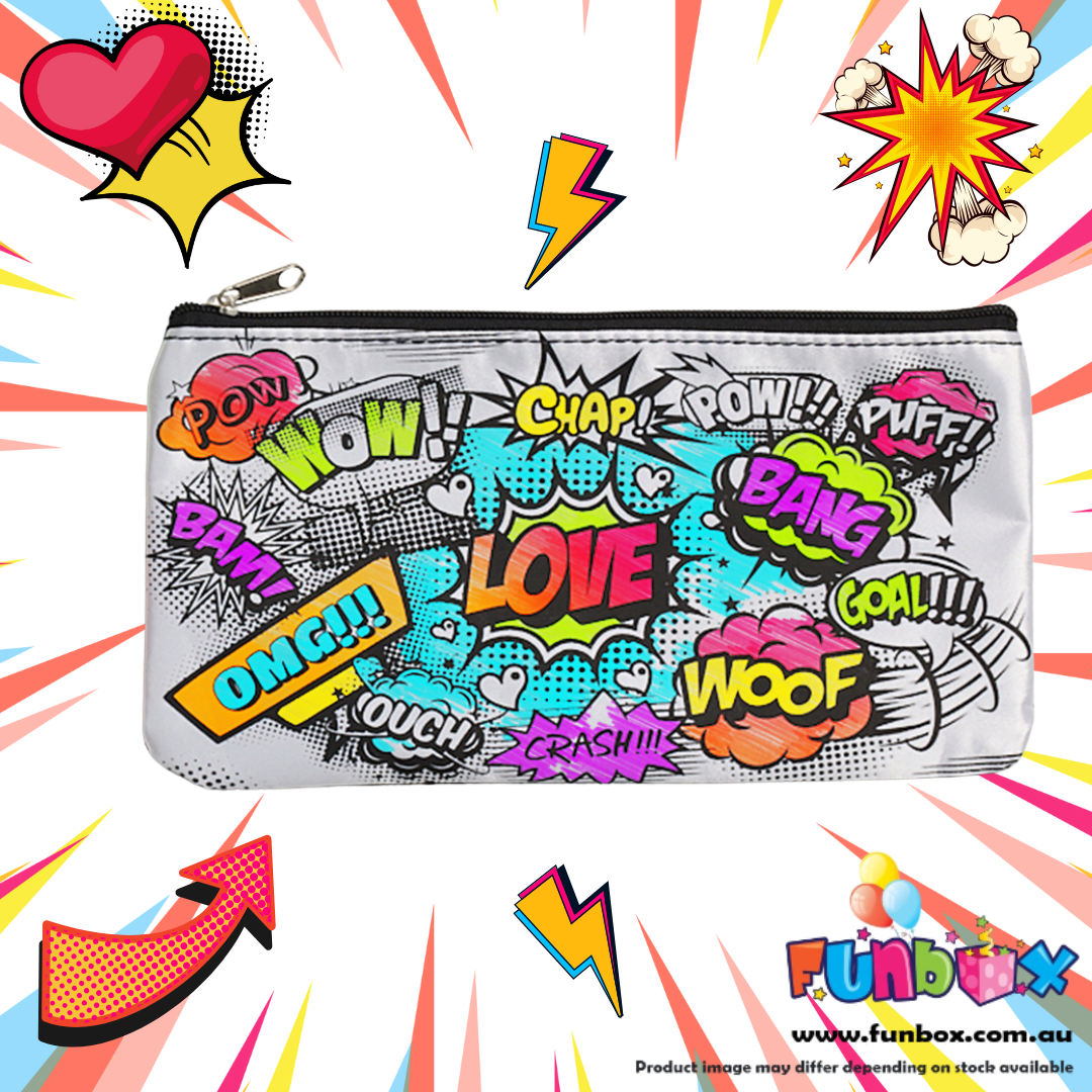 Colour-In Comic Pop-Art Pencil Case