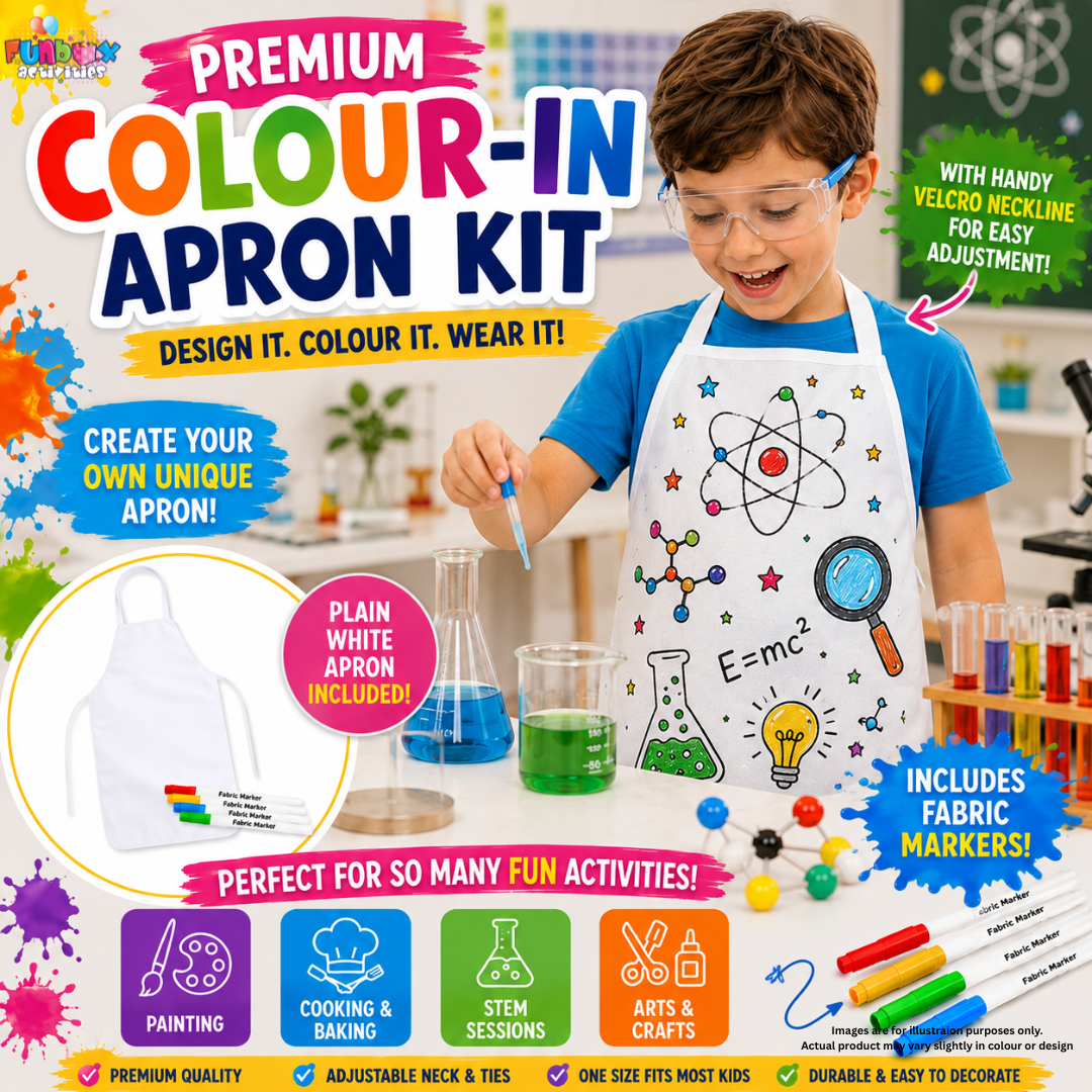 Premium Colour-In Apron Kit