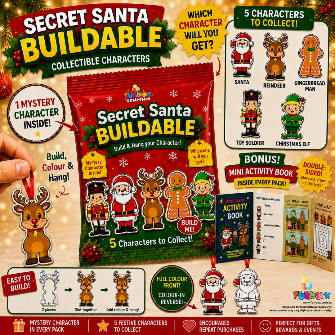 Pre-Order! Secret Santa Buildables - Collectible Characters