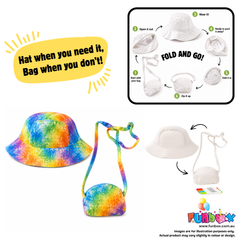 Spray Pop Tie-Dye Fold & Go Bucket Hat Kit