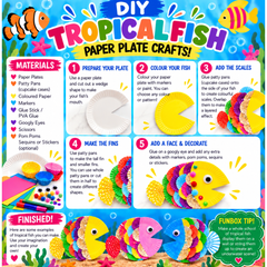 FREE Download: DIY Tropical Fish Paper Plate Activity!