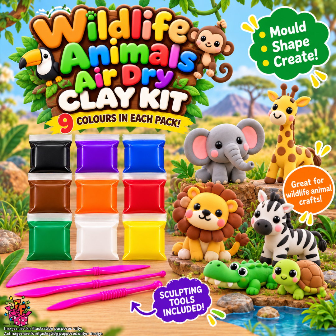 Wildlife Animal Air Dry Clay