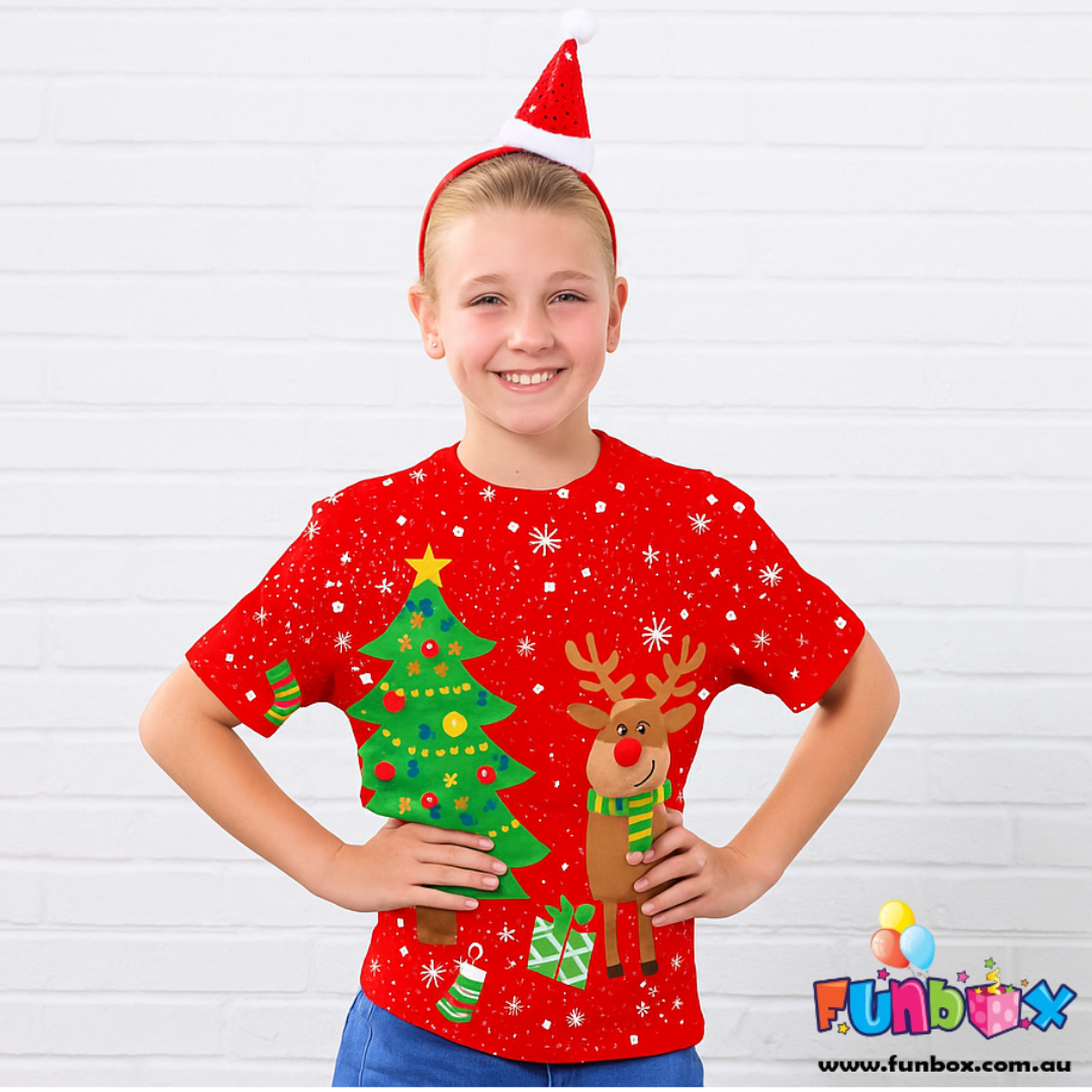 Mini Santa Hat Sequined Headband