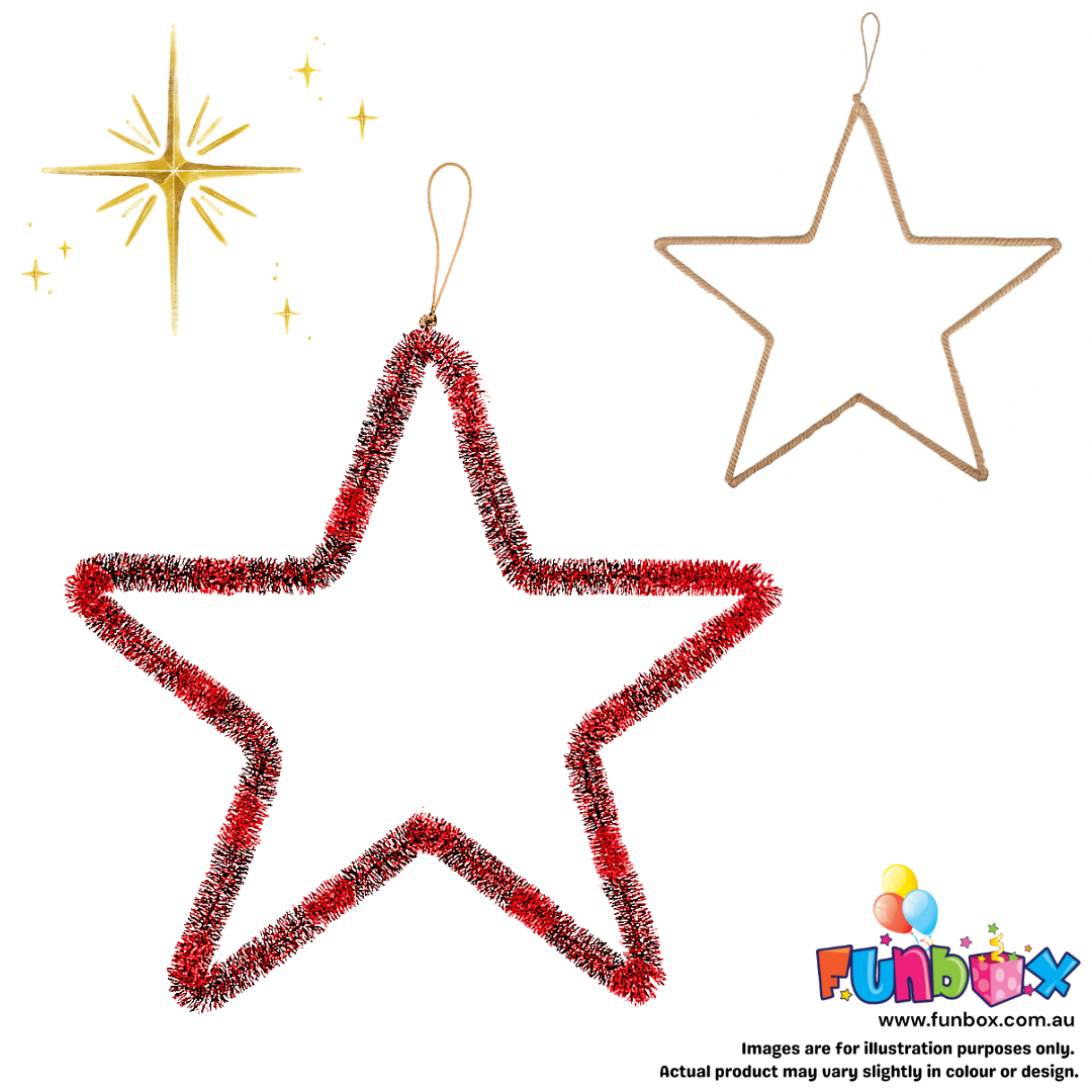 Woven Christmas Star Decoration