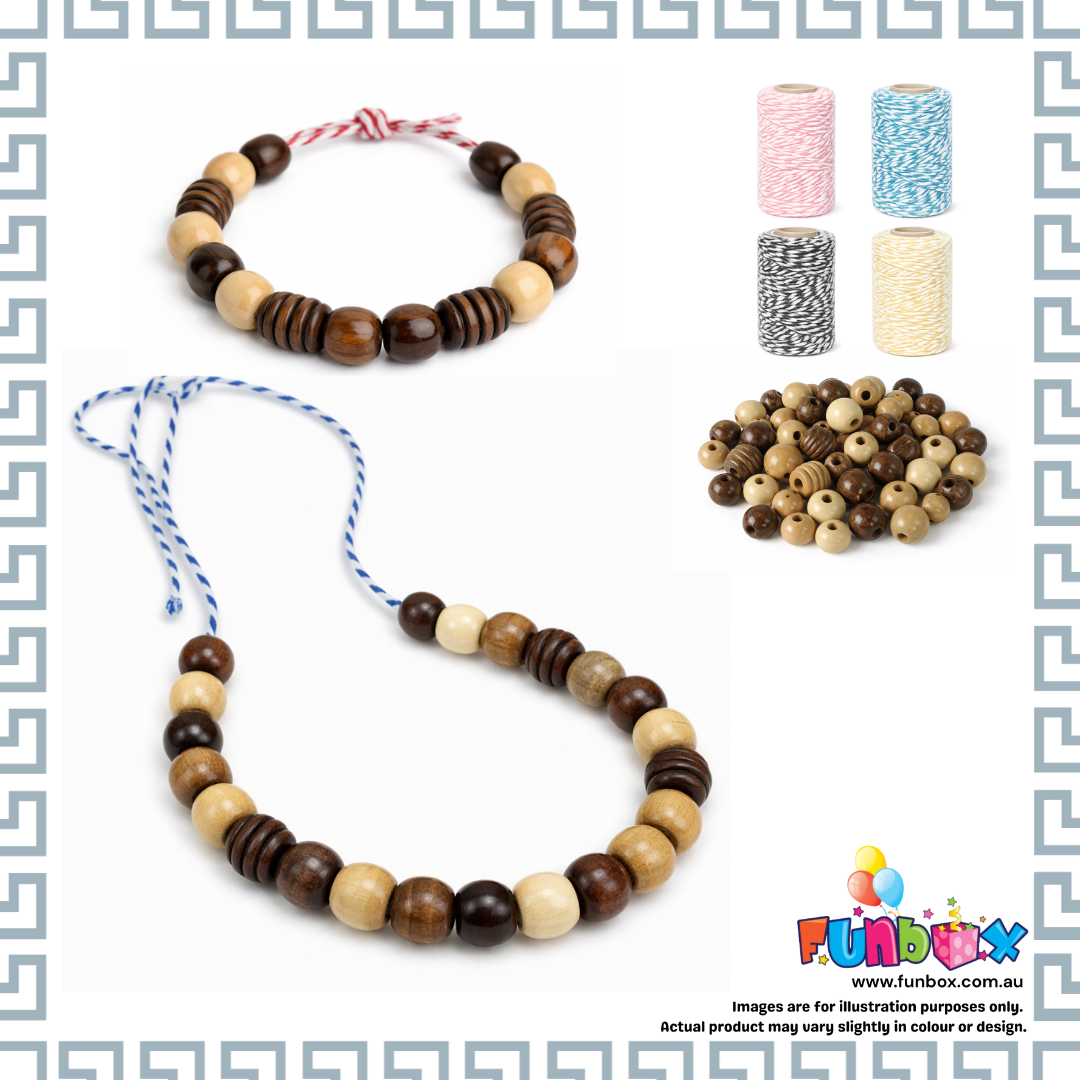 DIY Greek Worry Beads Craft Kit - 12 Pack