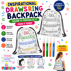 Inspirational Colour In Drawstring Backpack Kit