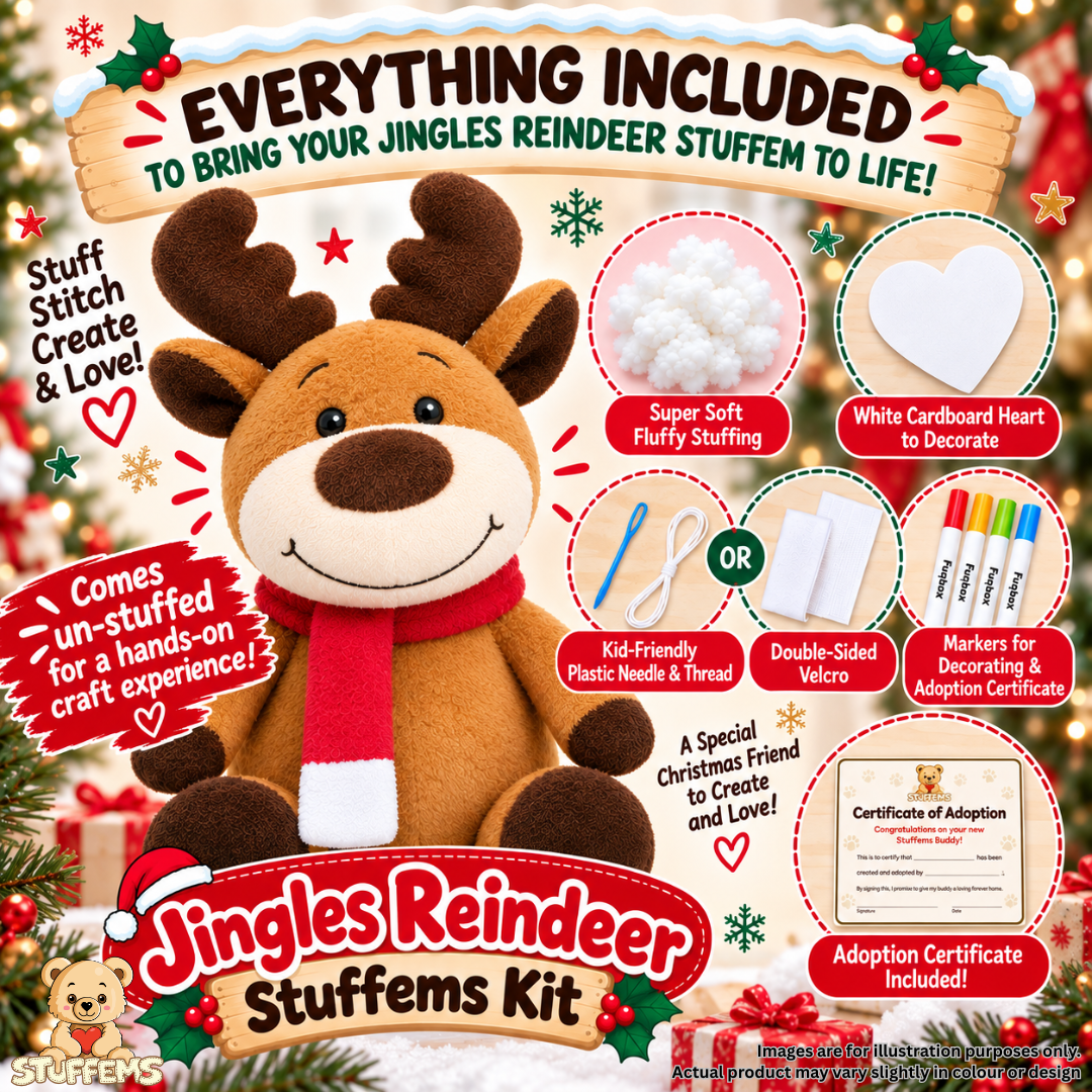 Pre-Order! Jingles Reindeer Stuffems Kit