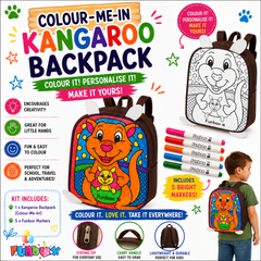 Colour-Me-In Kangaroo Backpack Kit