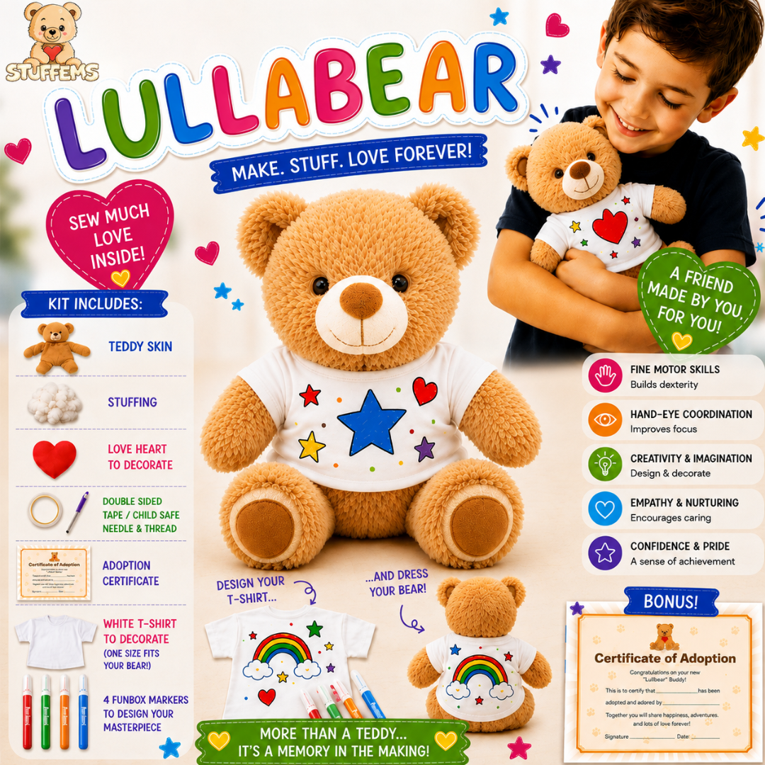 Lullabear Teddy Stuffems Kit (with T-Shirt)
