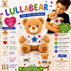 Lullabear Teddy Stuffems Kit (with T-Shirt)