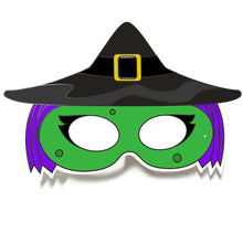 Load image into Gallery viewer, Halloween Witch Colour-In Mask