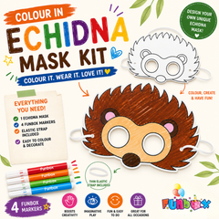 Echidna/Hedgehog Colour-In Mask Kit