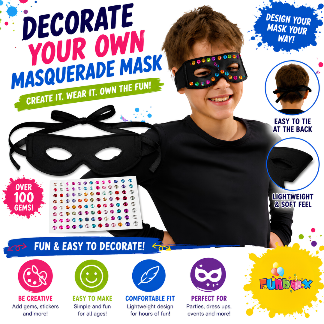 Decorate-your-Own Masquerade Mask Kit