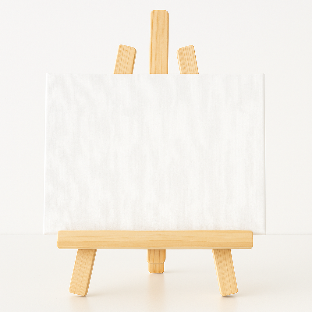 Large Canvas on Easel