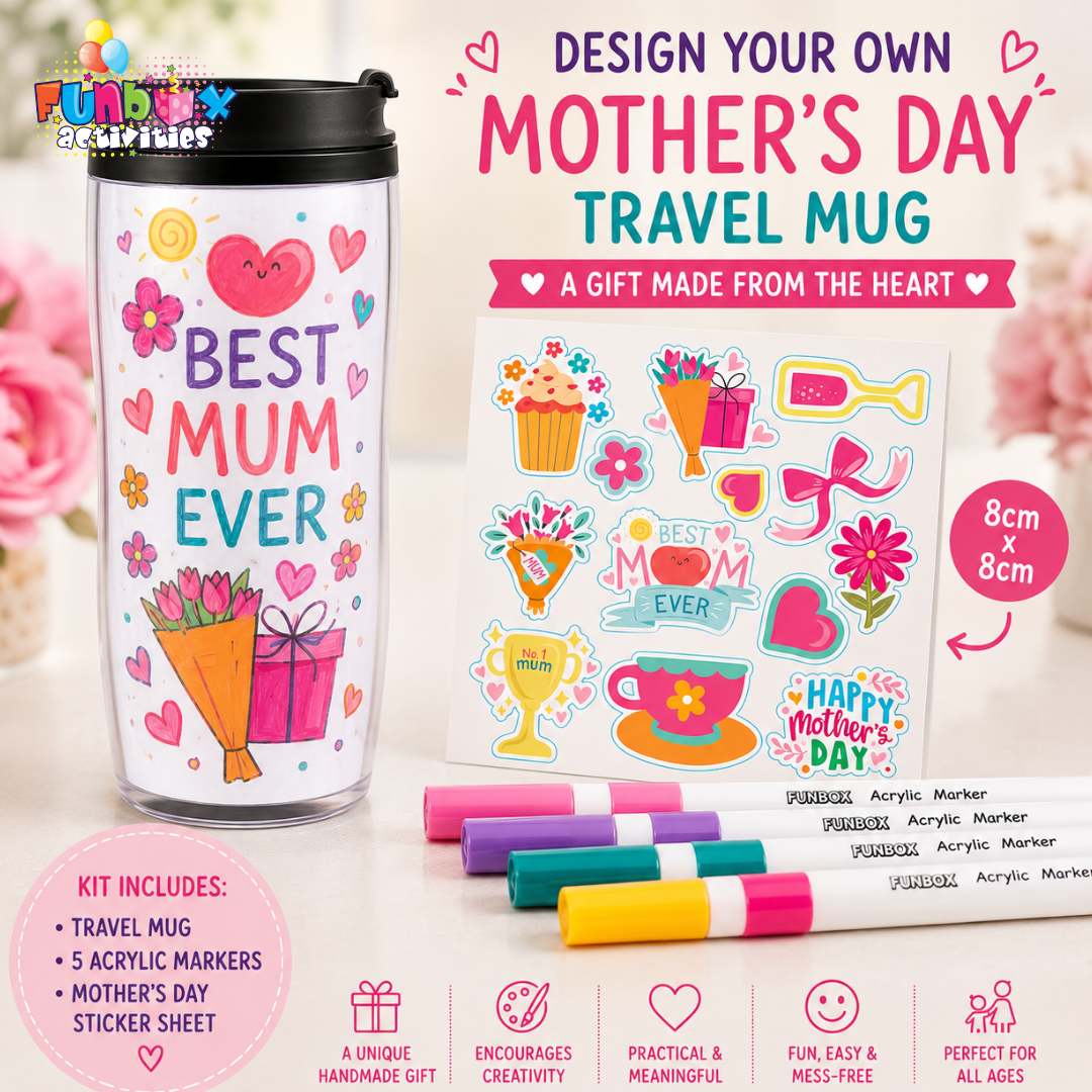 Colour-In Mother's Day Travel Mug