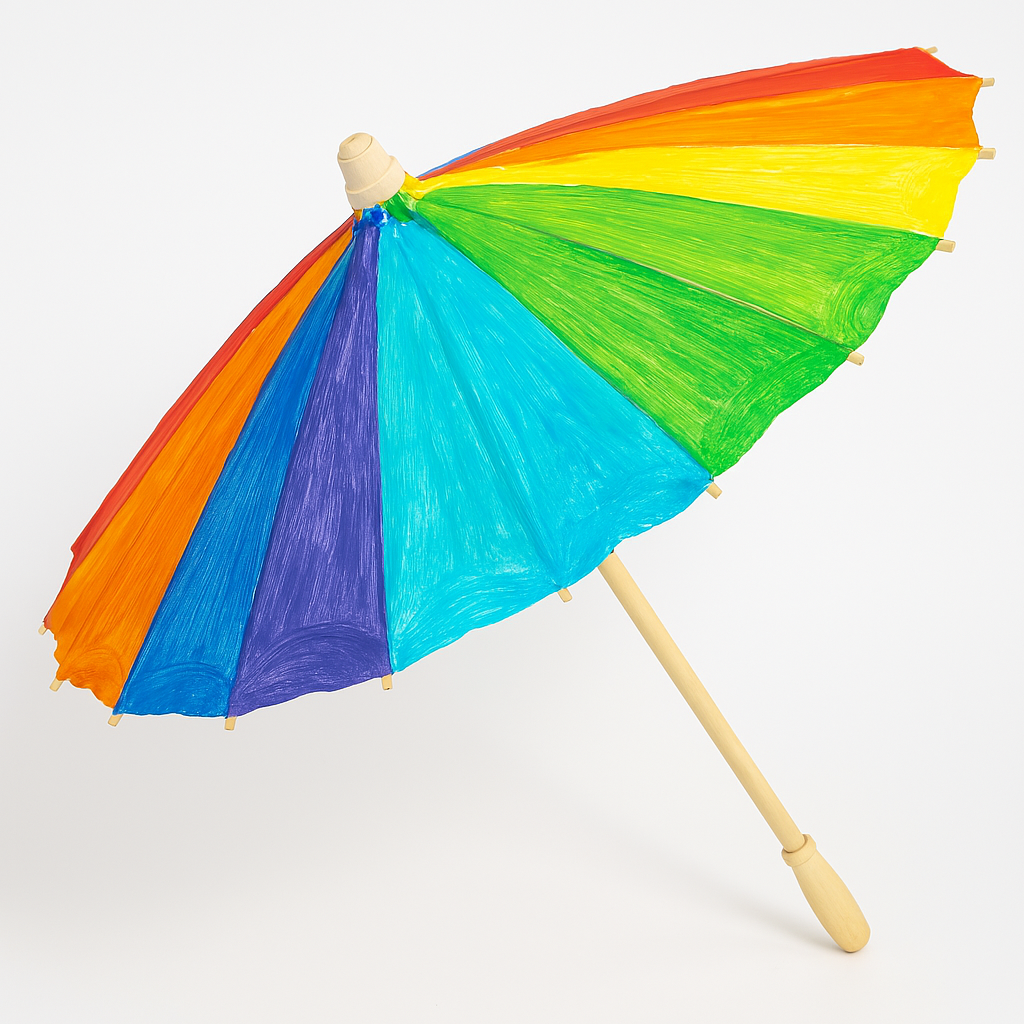 Create & Paint Paper Parasol – 40cm