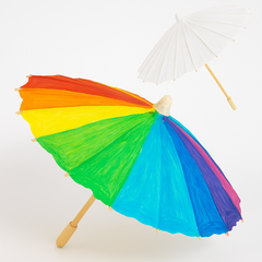 Create & Paint Paper Parasol – 40cm