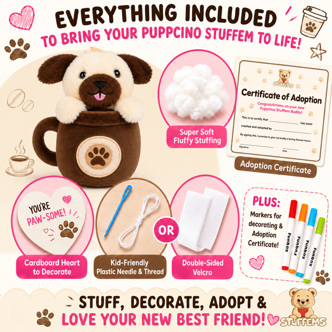 Pre-Order! Puppycino Stuffem