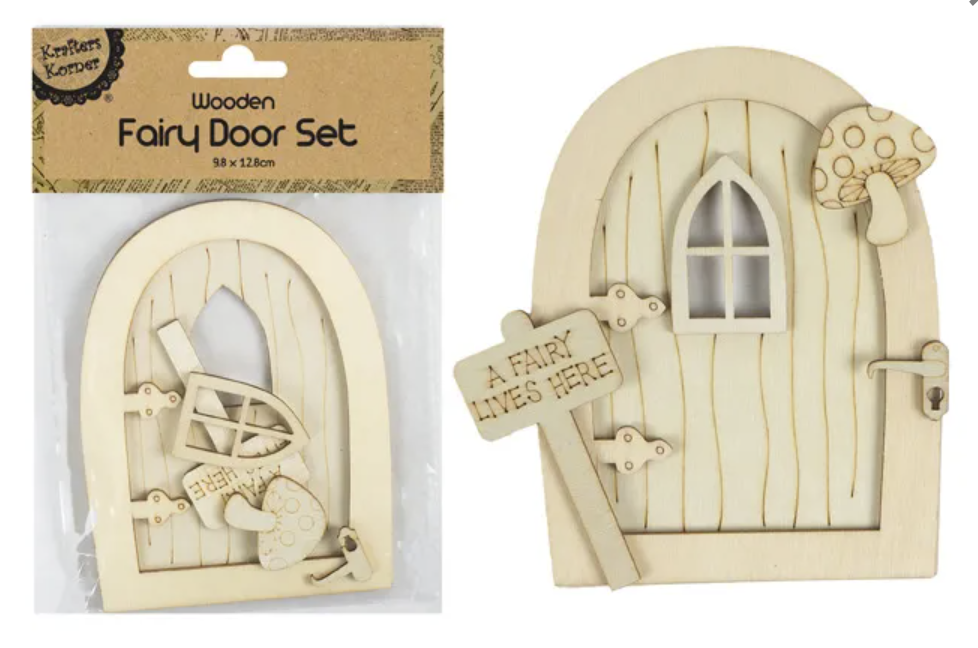 Whimsical Wooden Fairy Door