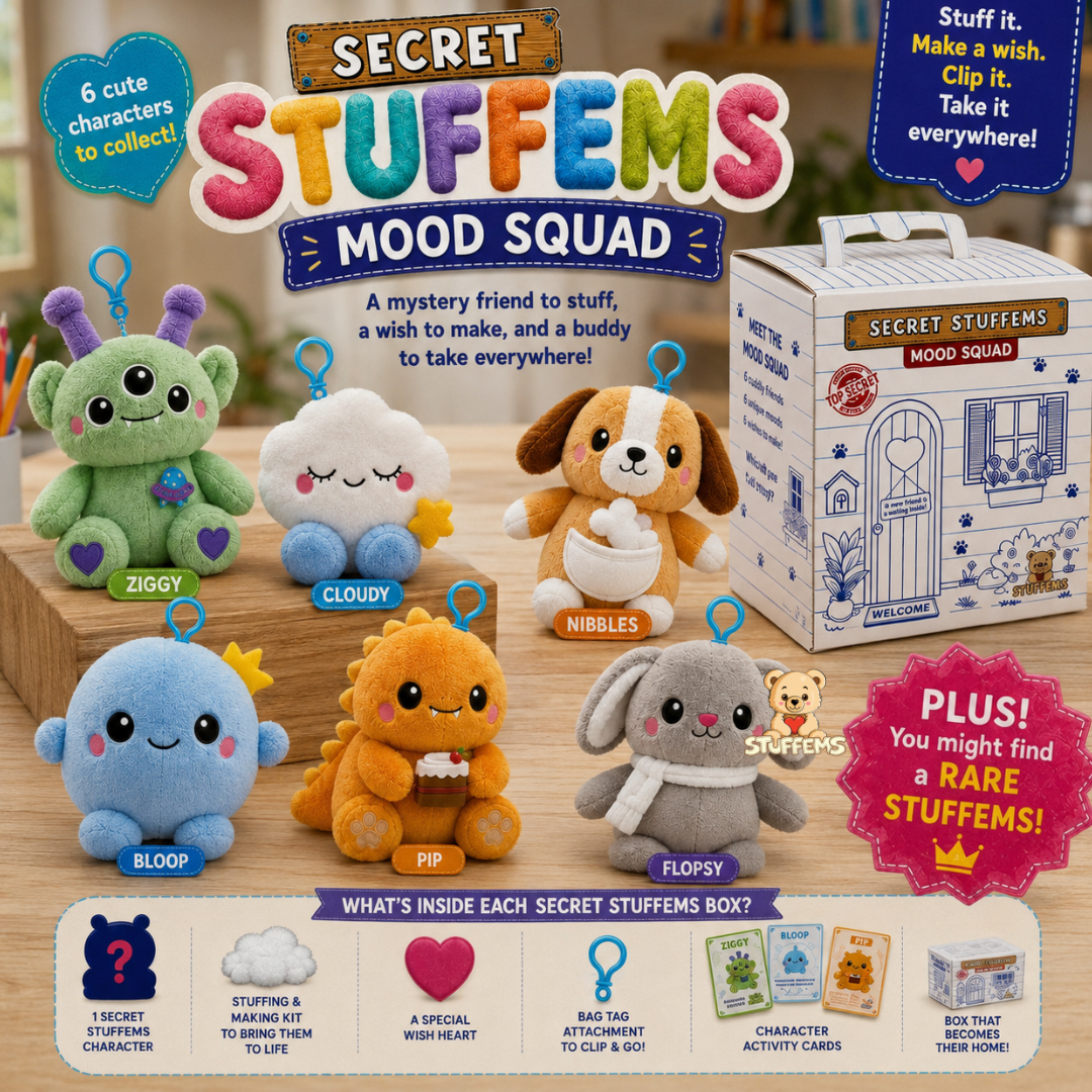 Pre-Order! Mood Squad Secret Stuffems