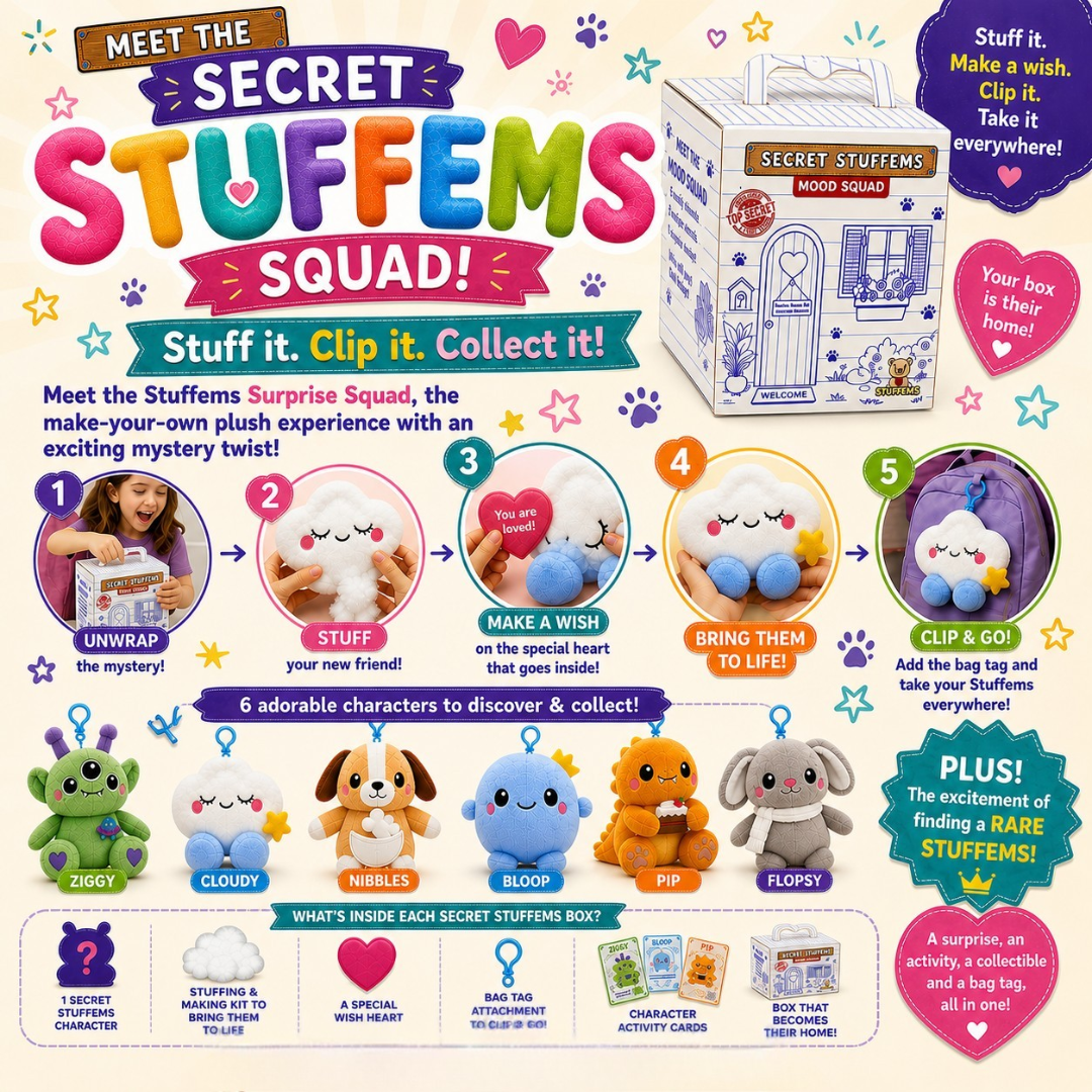 Pre-Order! Mood Squad Secret Stuffems