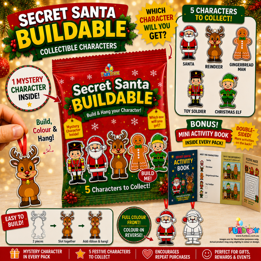 Pre-Order! Secret Santa Buildables - Collectible Characters