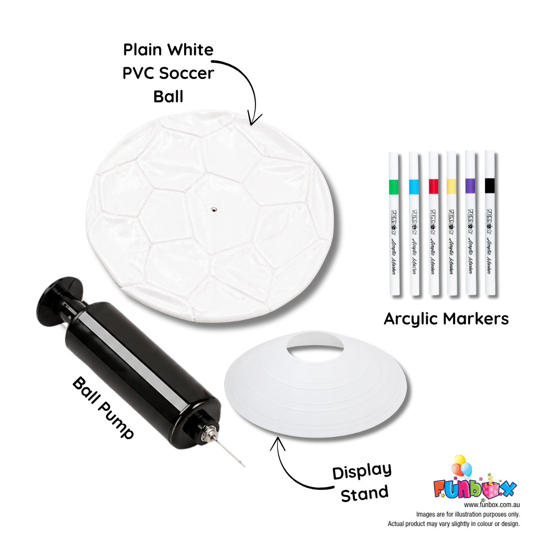 DIY Soccer Ball Colouring Kit