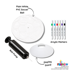 DIY Soccer Ball Colouring Kit