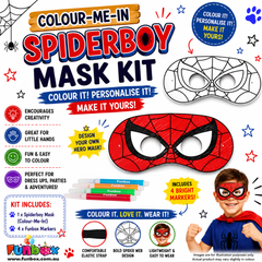 Spiderboy Colour-In Mask Kit