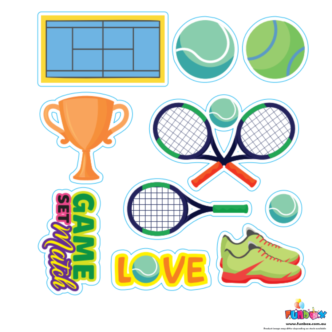 Tennis Stickers - Pack of 50 – funbox.com.au