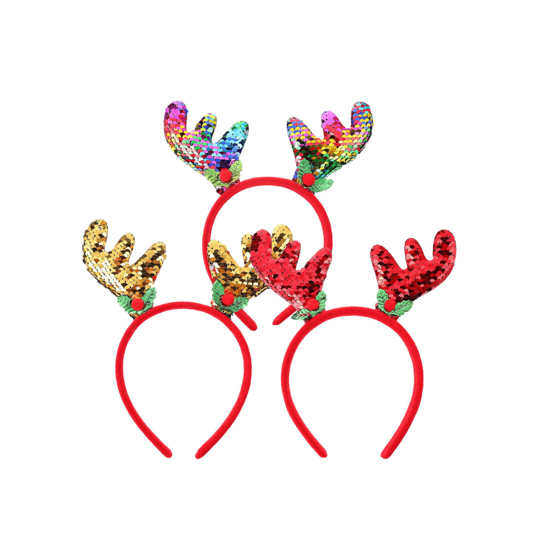 Sequin Reindeer Headband