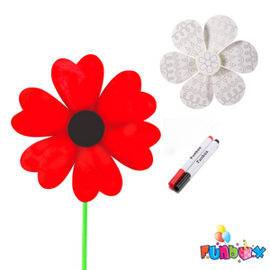 DIY Poppy Flower Windmill Kit