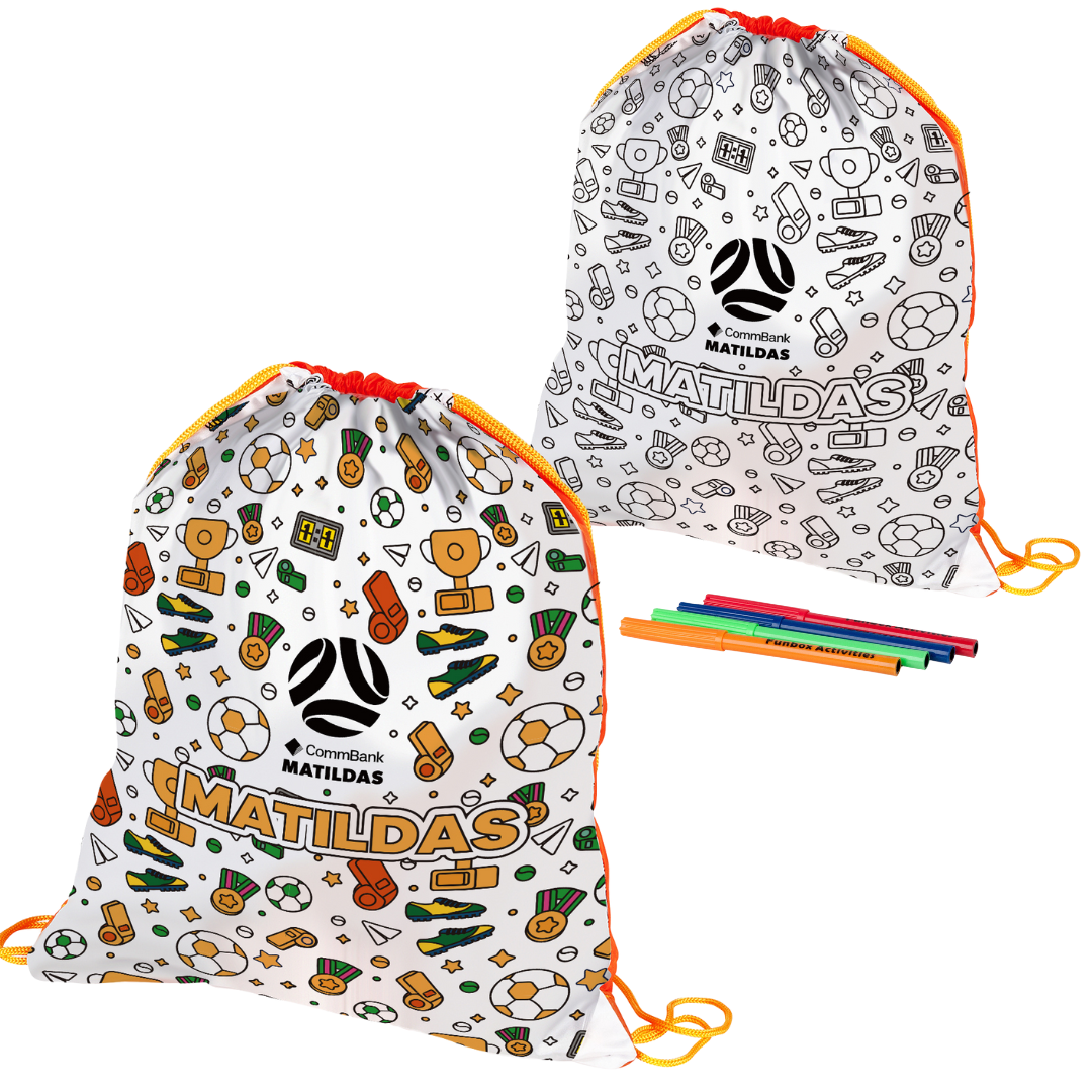 50% OFF! Matildas Licensed Drawstring Backpack