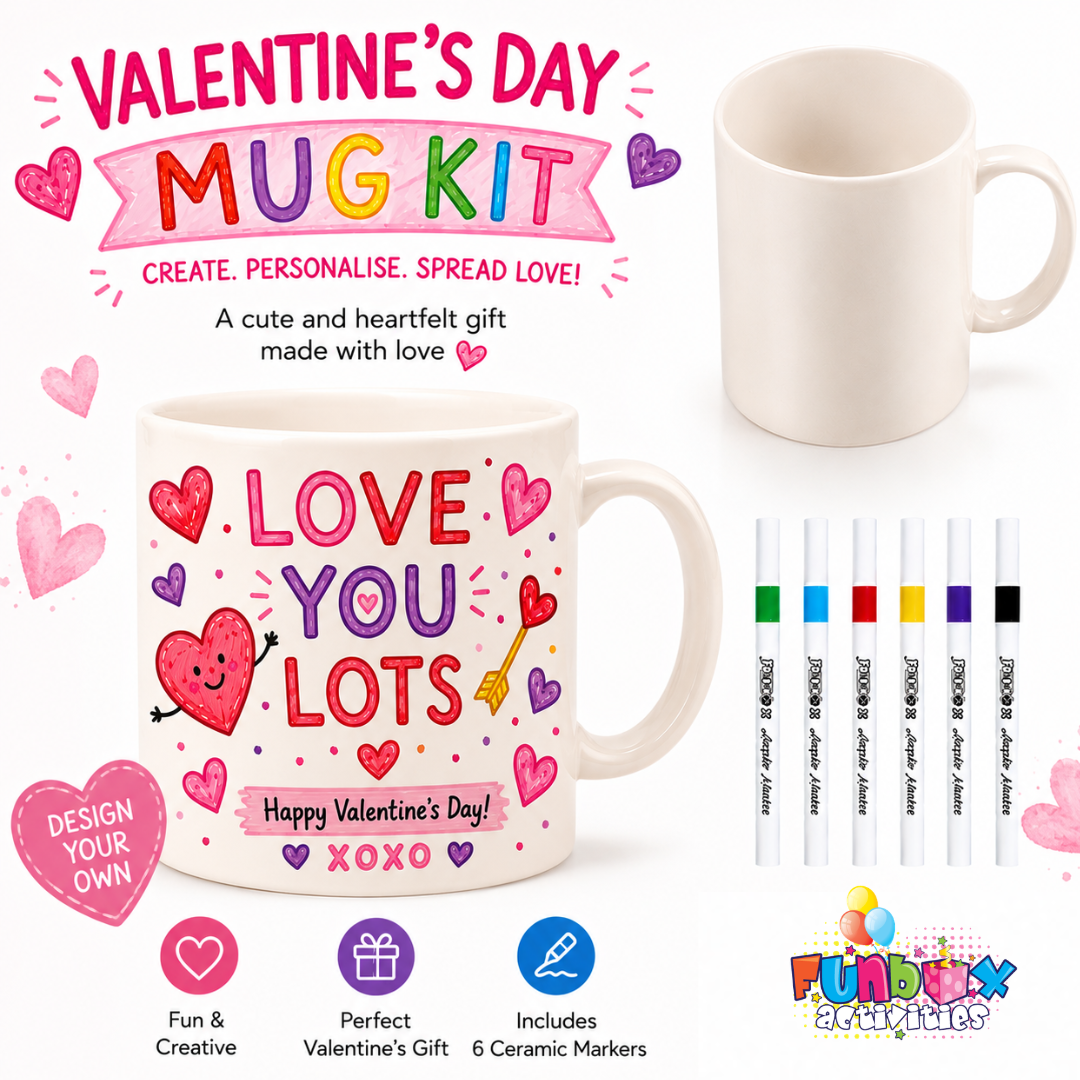 Colour-In Valentine's Day Mug